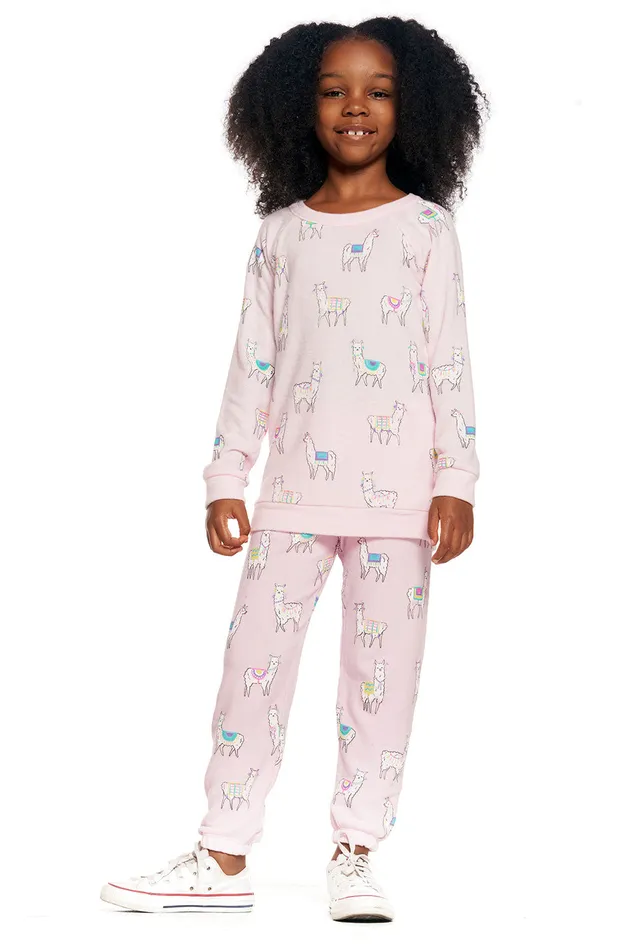Chaser Brand Llama Party Girls Tops Chaser Brand Llama Party Girls Tops