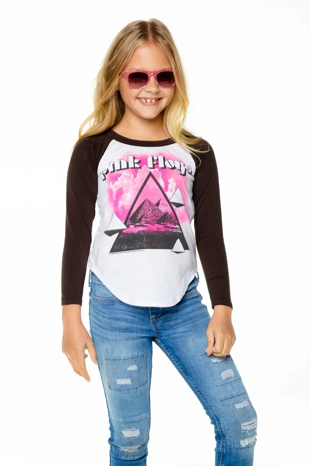 Chaser Brand Pink Floyd Pyramids Girls Tops