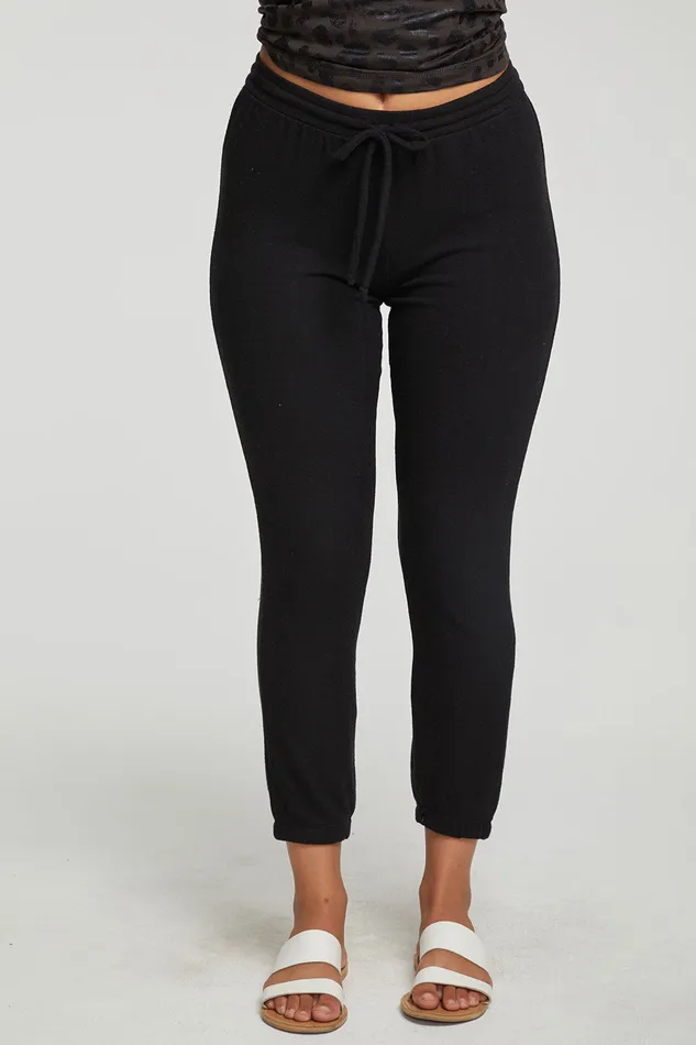 Chaser Brand rPET Bliss Knit Slouchy Joggers Womens Loungewear