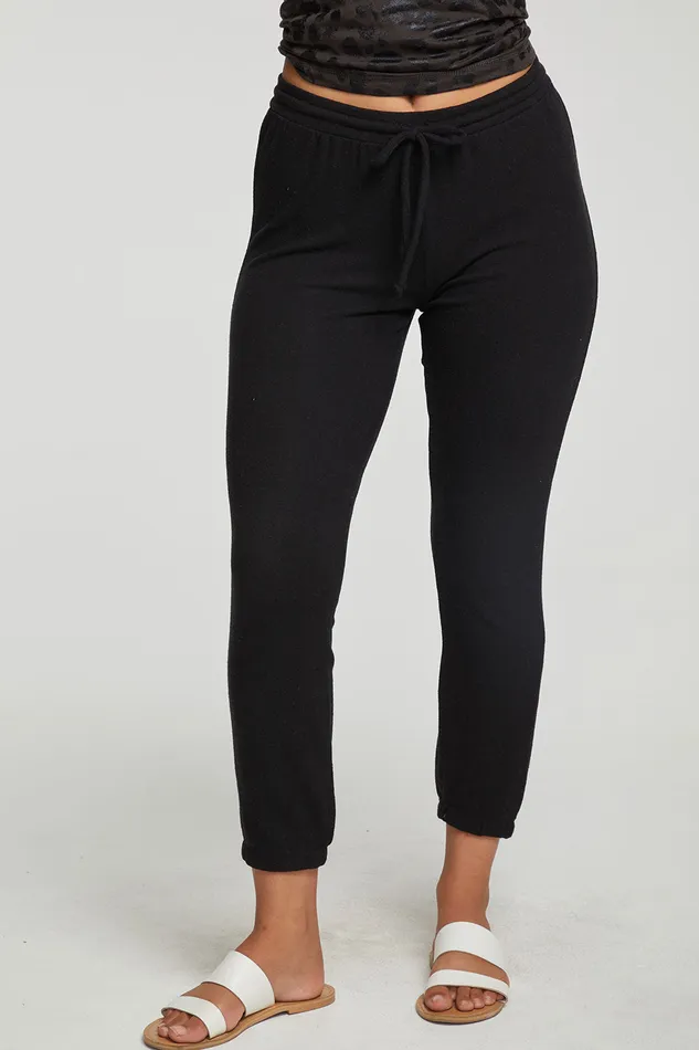Chaser Brand rPET Bliss Knit Slouchy Joggers Womens Loungewear