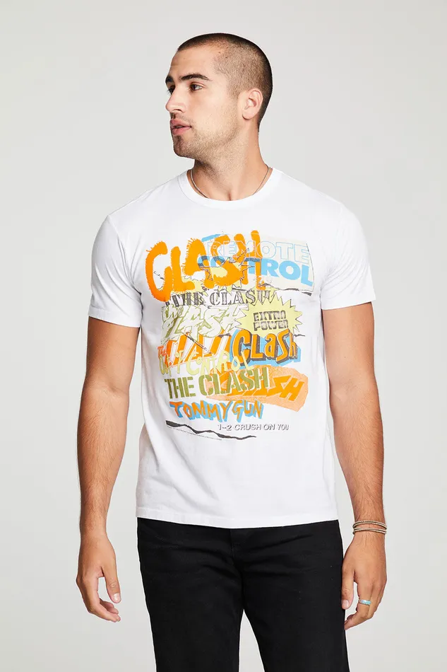 Chaser Brand Tops Mens The Clash Singles Collage