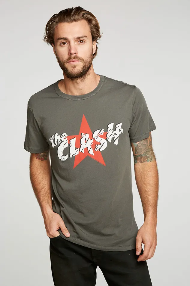 Chaser Brand Tops Mens The Clash Star Logo
