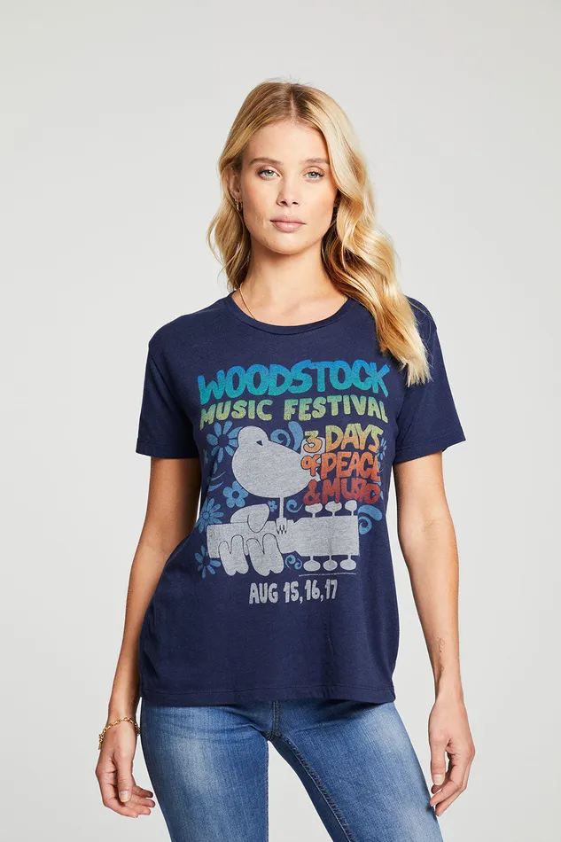 Chaser Brand Woodstock Music Festival Womens Tops