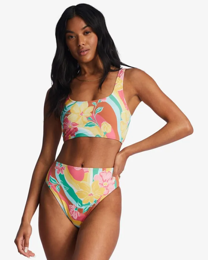 Chasin Sunbeams Rise Bikini Bottoms Multi Women Billabong Bikinis