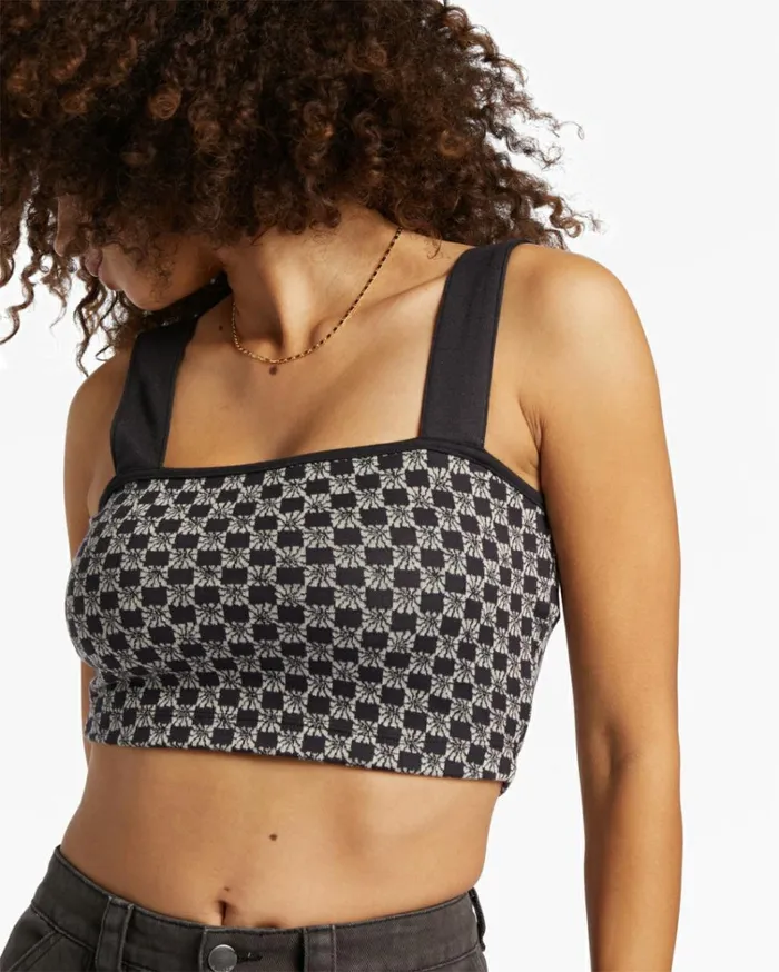 Check Me Out Top Black Pebble Women Billabong Tops