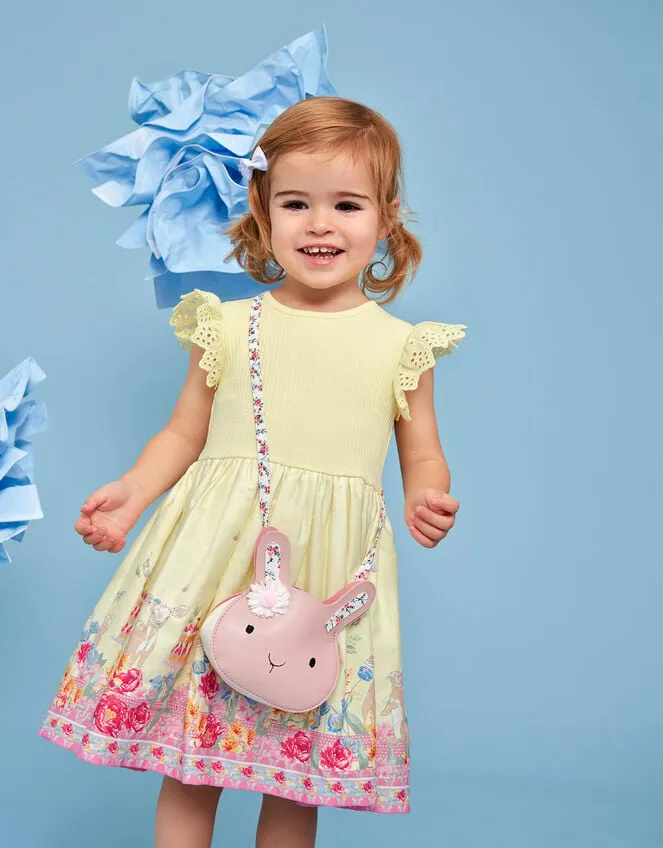 Children Baby 2In1 Tea Dress Yellow Monsoon Dresses