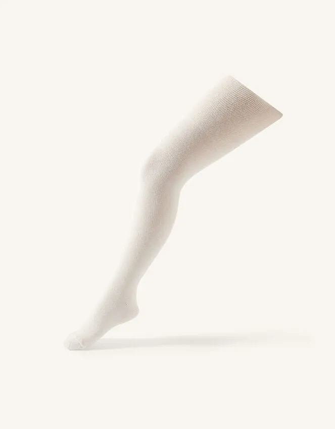 Children Baby Frosted Tights Ivory Monsoon Girls039 Tights and Socks