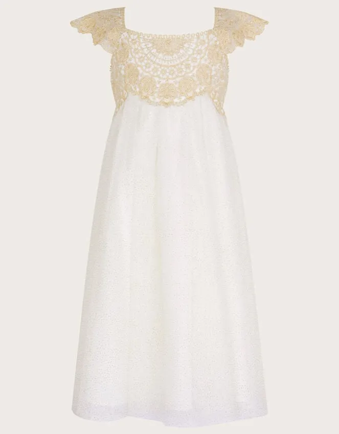 Children Estella Dress Gold Monsoon Dresses