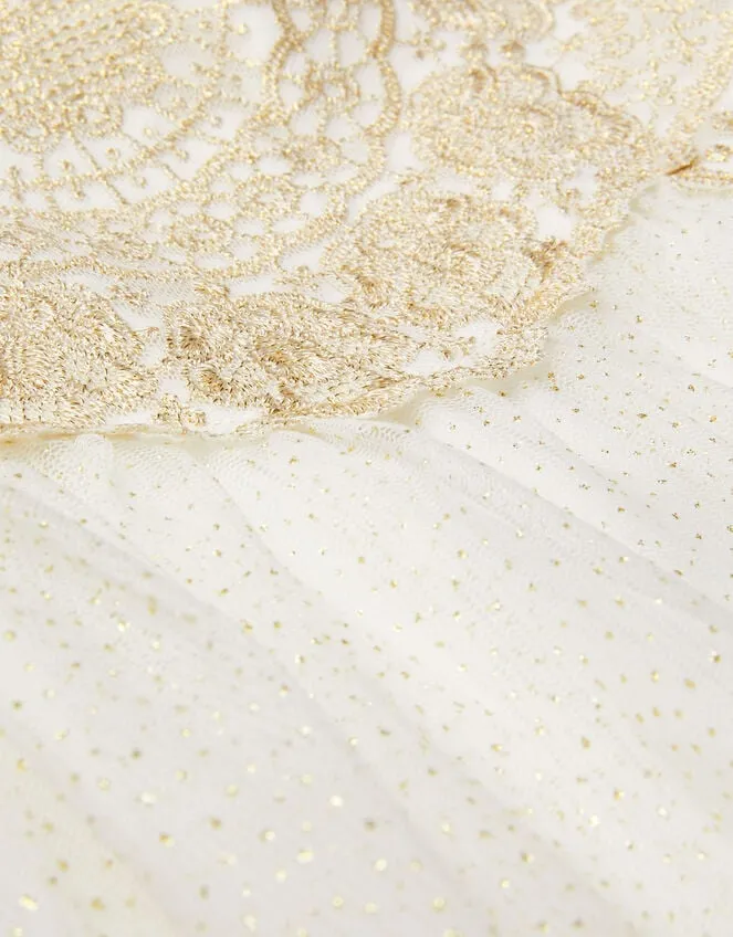Children Estella Dress Gold Monsoon Dresses