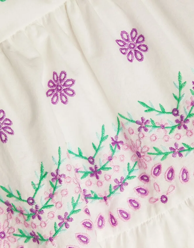 Children Floral Broderie Dress Purple Monsoon Dresses