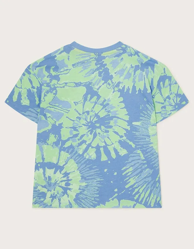 Children Happy Oversized Tie Dye TShirt Multi Monsoon Casualwear Collection