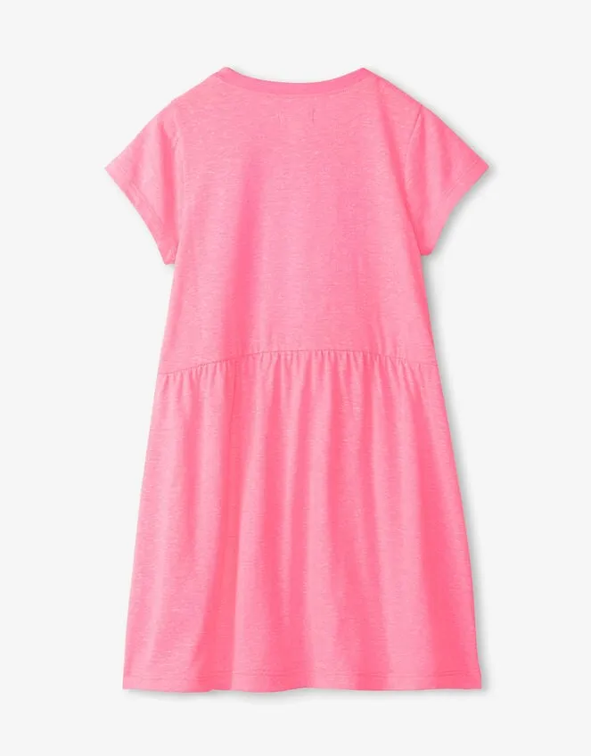 Children Hatley Sequin Heart Dress Pink Monsoon Dresses