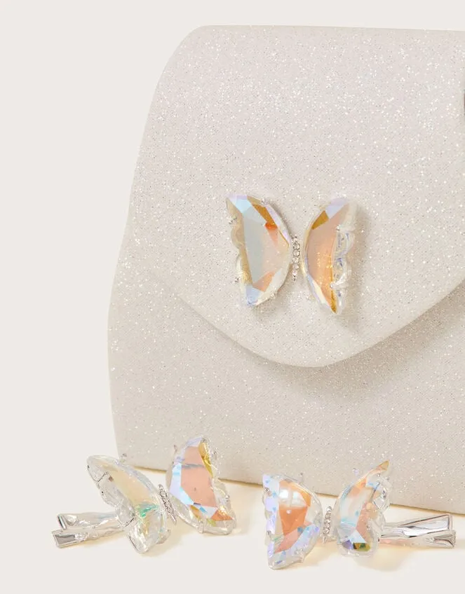 Children Jewel Butterfly Bag And Hair Clips Set Monsoon Girls039 Bags and Purses