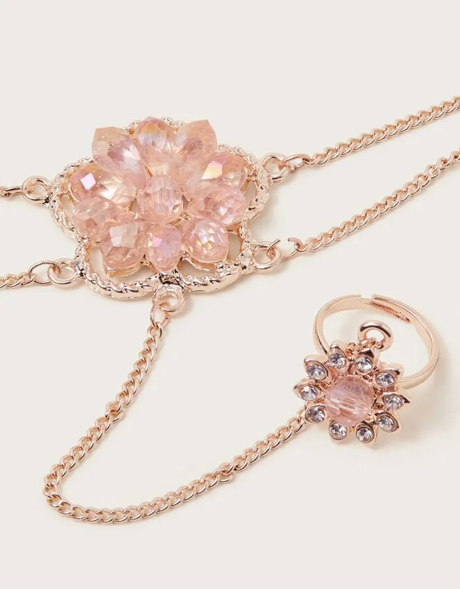 Children Jewel Flower Linked Bracelet And Ring Monsoon Girls039 Jewellery