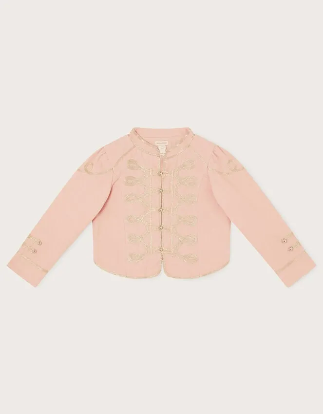 Children Land Of Wonder Braided Drummer Jacket Pink Monsoon Partywear