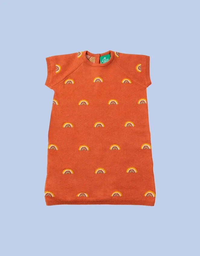 Children Little Green Radicals Rainbow Tunic Red Monsoon Dresses