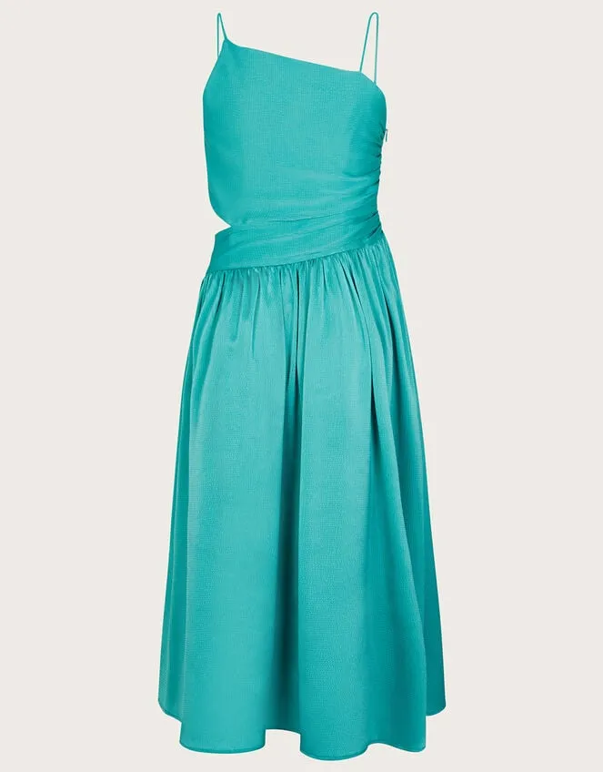 Children Satin CutOut Prom Dress Green Monsoon Dresses