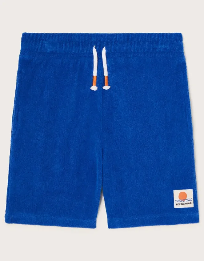 Children Towelling Shorts Blue Monsoon Casualwear Collection