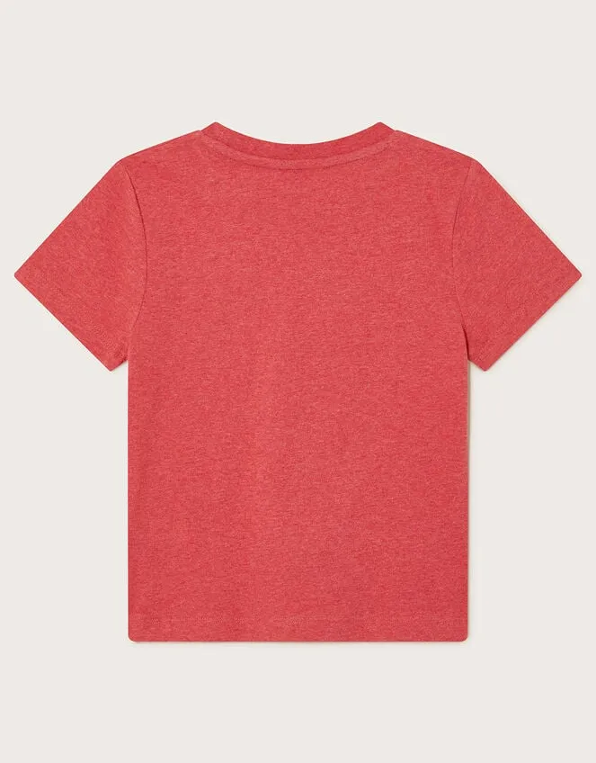 Children Wave Crocodile TShirt Red Monsoon Tops and TShirts