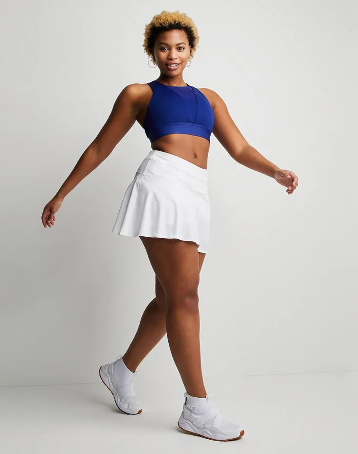 City Sport Flounce Skort C Logo 3034 White Women Champion Shorts