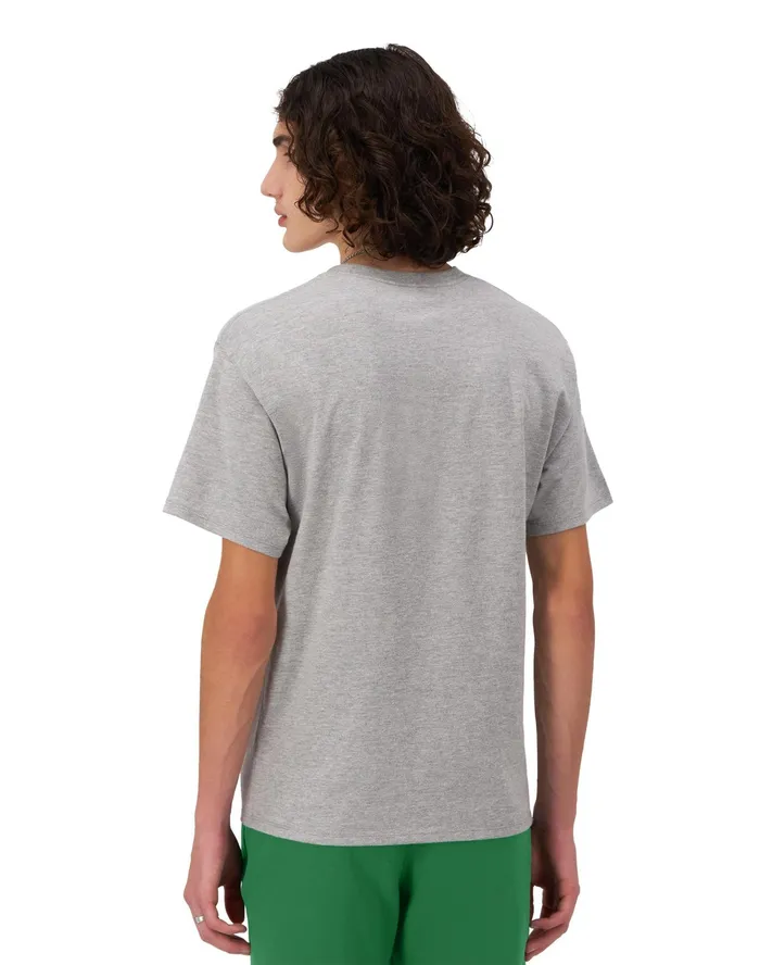 Classic Graphic TShirt Retro Players Oxford Grey Men Champion TShirts and Tops