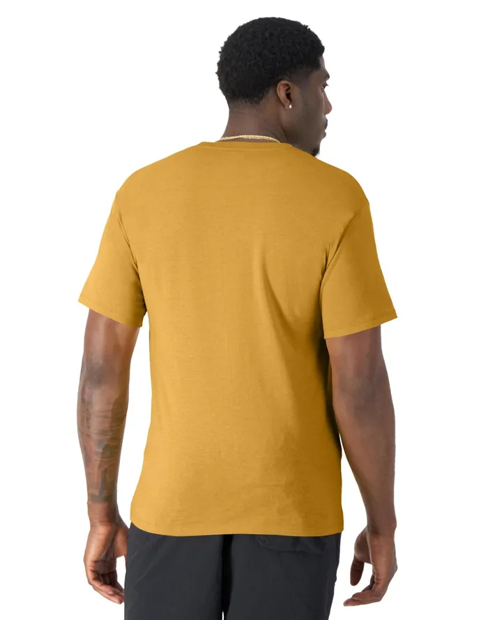 Classic TShirt Crest Script Logo Royal Gold Men Champion TShirts and Tops