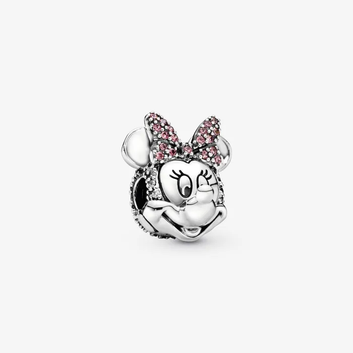 Clips Women Pandora Disney Minnie Mouse Pink Pav Bow Clip Charm