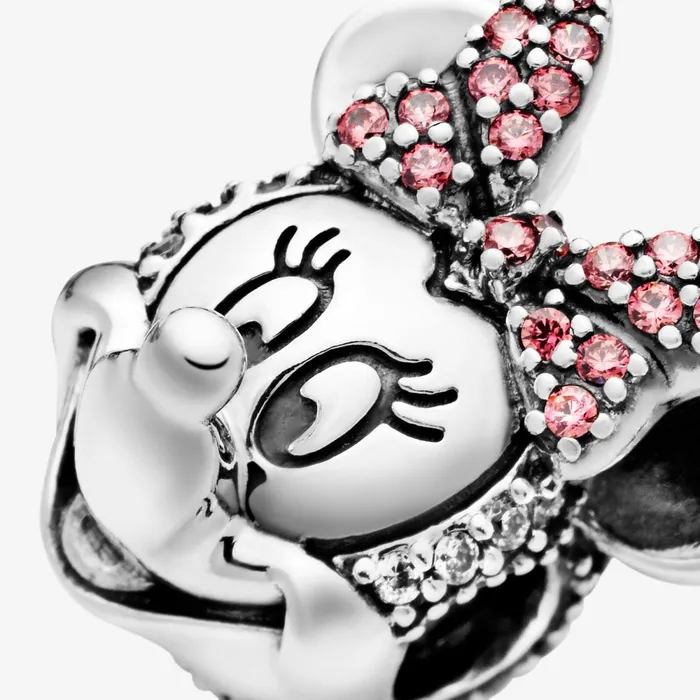 Clips Women Pandora Disney Minnie Mouse Pink Pav Bow Clip Charm