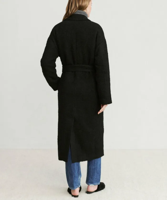 Coats Women Jenni Kayne Jacquard Overcoat Black