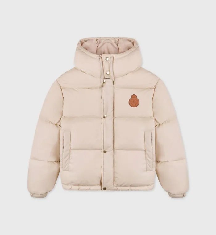 Coats Women Sporty and Rich Crown Puffer Jacket 8211 Cream
