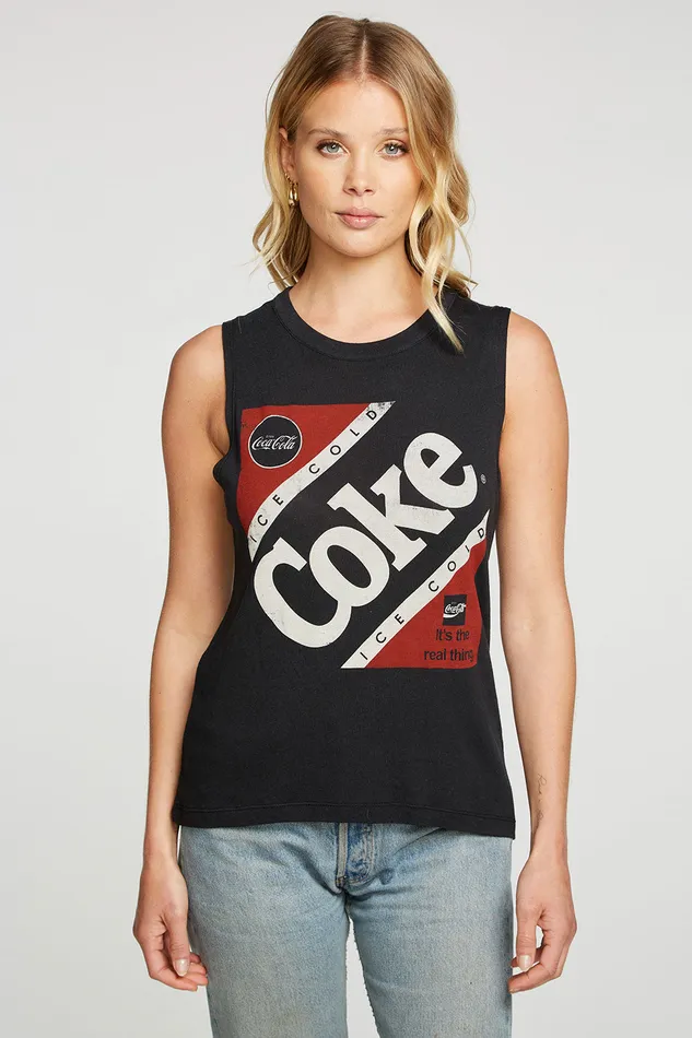 Coca Cola Ice Cold Tops Chaser Brand Womens