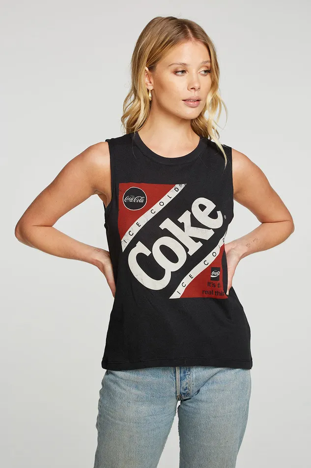 Coca Cola Ice Cold Tops Chaser Brand Womens