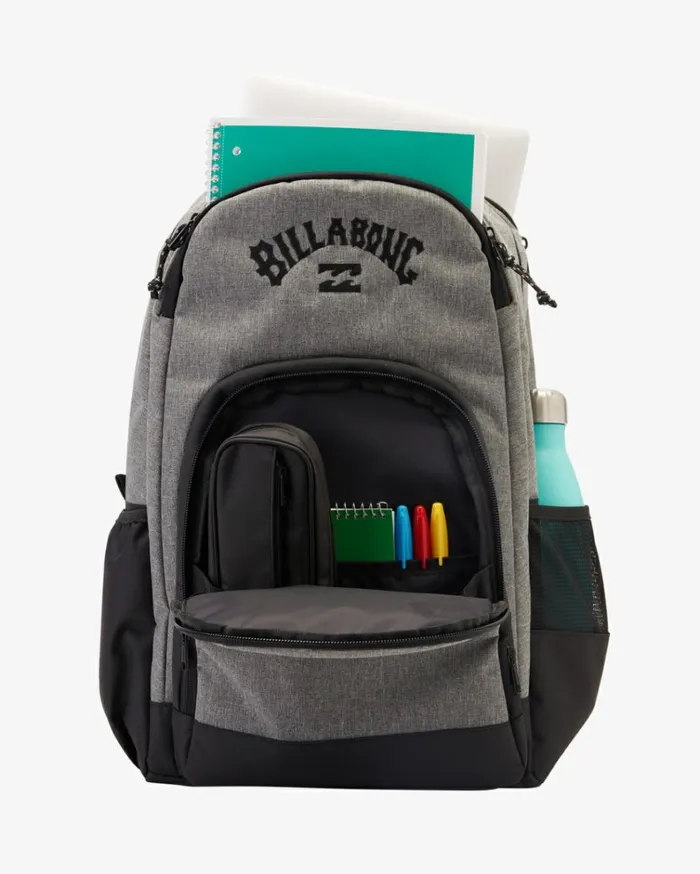 Command 29L Large Backpack Grey Heather MenKids Billabong Backpacks and Luggage