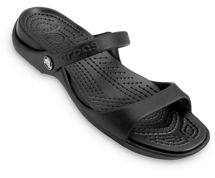 Crocs Cleo Sandal Black Black Womens Sandals