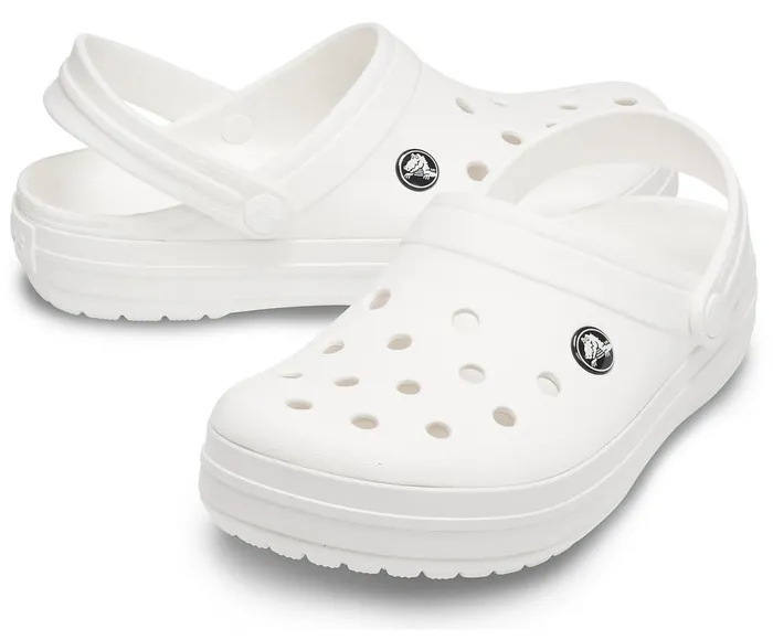 Crocs Crocband Clog White White White WomensMens Clogs