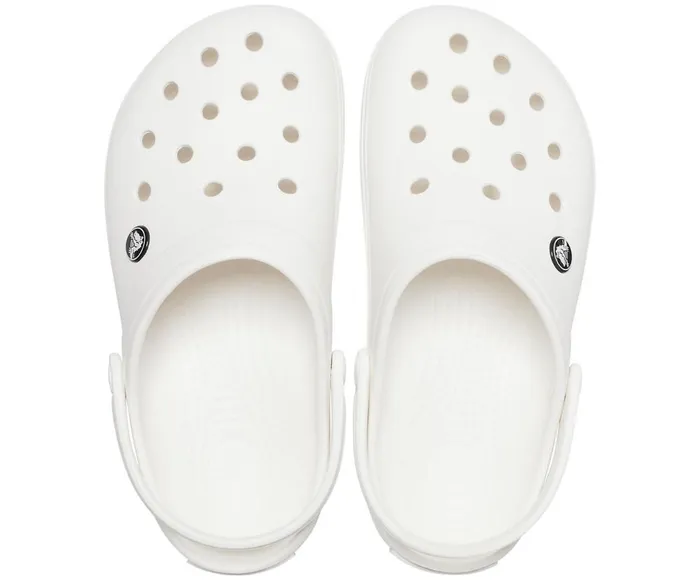 Crocs Crocband Clog White White White WomensMens Clogs