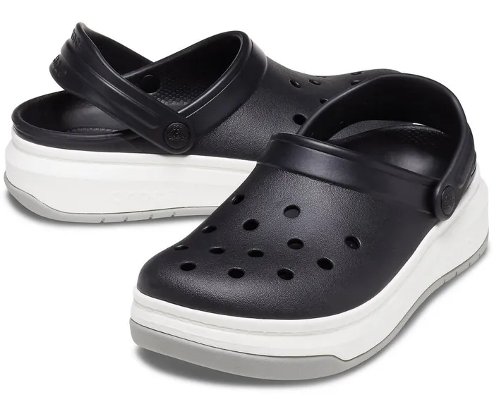 Crocs Crocband Full Force Clog Black White WomensMens Clogs