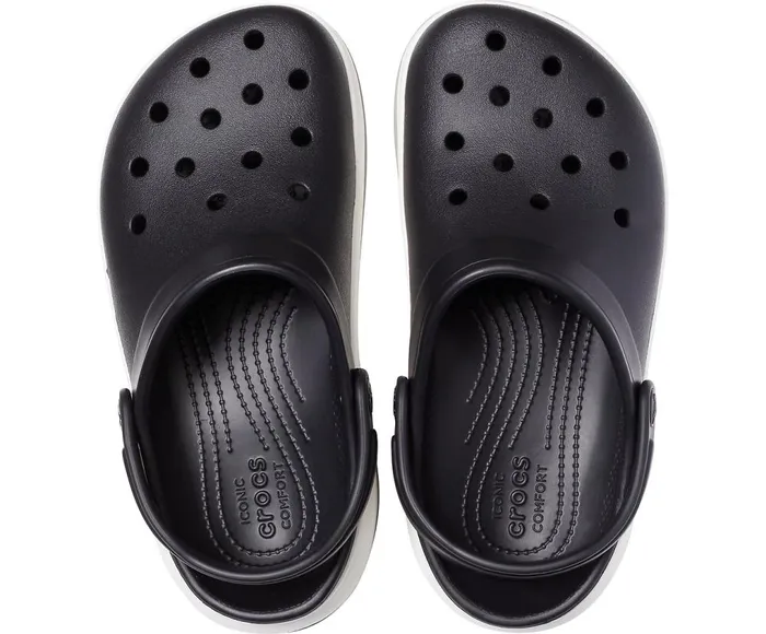 Crocs Crocband Full Force Clog Black White WomensMens Clogs