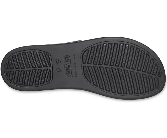 Crocs Crocs Brooklyn Mid Wedge Black Black Womens Sandals