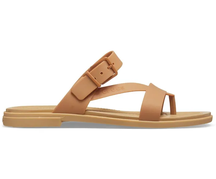 Crocs Crocs Tulum Toe Post Sandal Dark Gold Womens Sandals