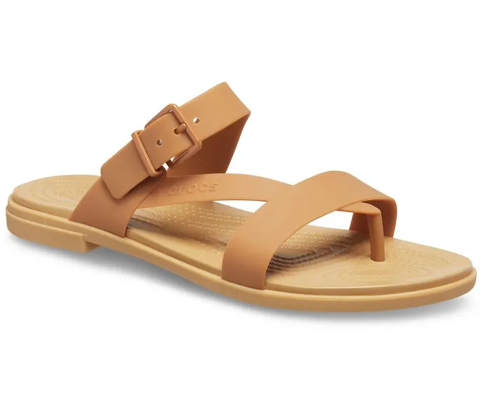 Crocs Crocs Tulum Toe Post Sandal Dark Gold Womens Sandals