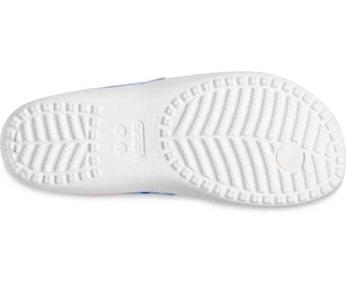 Crocs Kadee II Printed Flip Multi White Womens Sandals