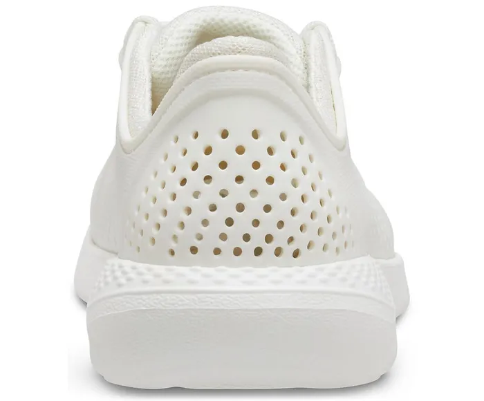 Crocs LiteRide Pacer Almost White Womens Sneakers