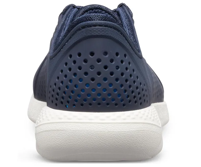 Crocs LiteRide Pacer Navy White Mens Sneakers