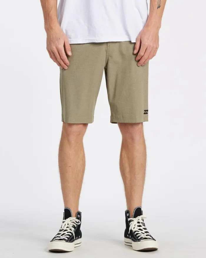 Crossfire Mid Submersible Shorts 19034 Khaki Men Billabong Shorts