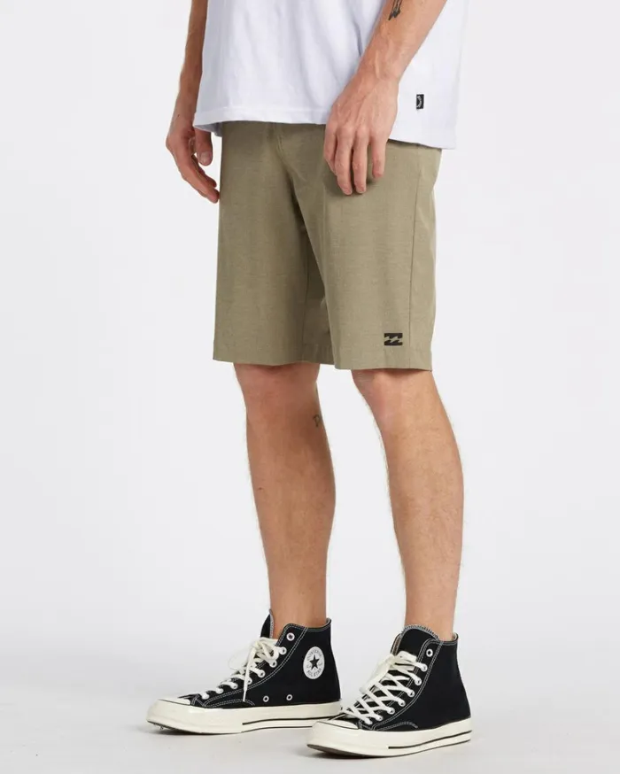 Crossfire Mid Submersible Shorts 19034 Khaki Men Billabong Shorts