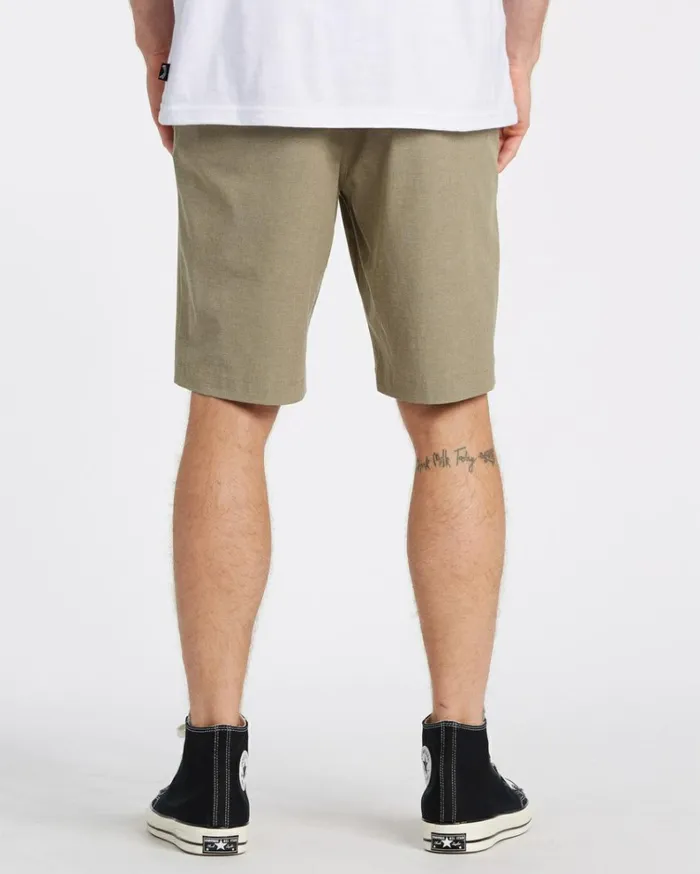 Crossfire Mid Submersible Shorts 19034 Khaki Men Billabong Shorts
