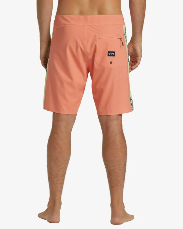 D Bah Airlite Performance 19034 Boardshorts Neon Melon Men Billabong Performance Boardshorts