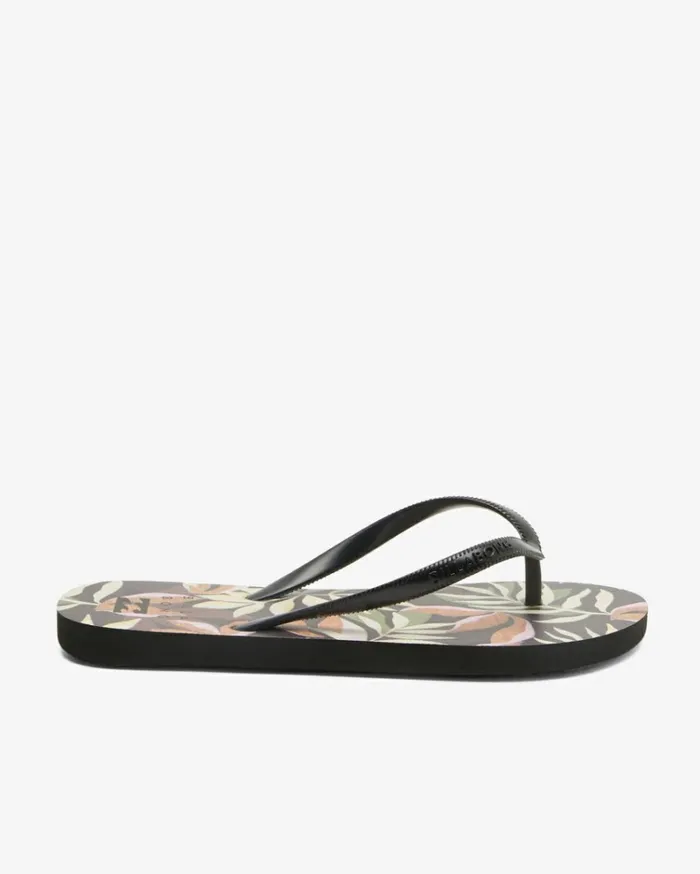 Dama Rubber Flip Flop Sandals Black Multi 2 Women Billabong Shoes