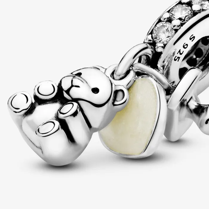 Dangle Charms Women Pandora Baby Teddy Bear Dangle Charm